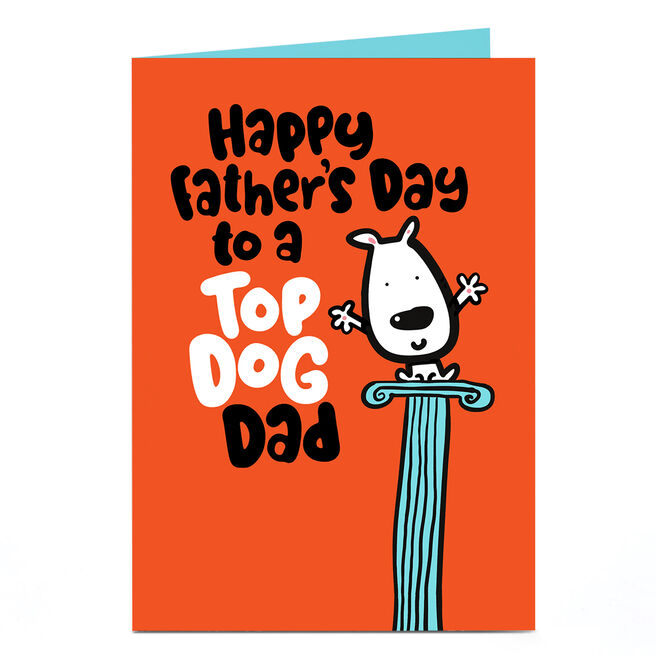 Personalised Fruitloops Father's Day Card - Top Dog Dad