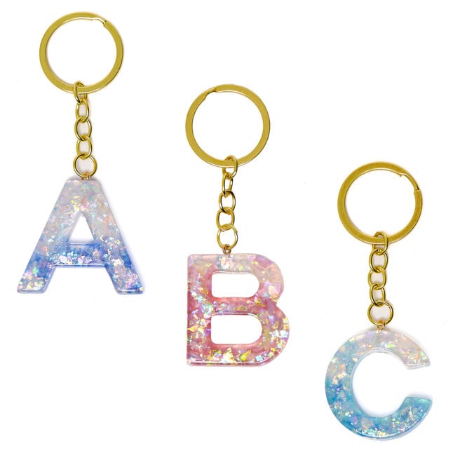Initially Yours Monogram Keyring - Choose Your Letter