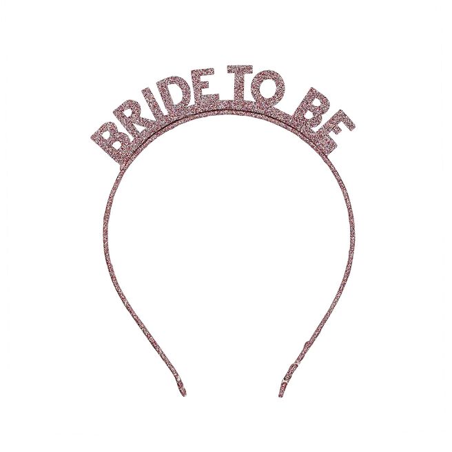 Rose Gold Bride To Be Glitter Headband