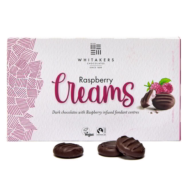 Whitakers Raspberry Creams 150g