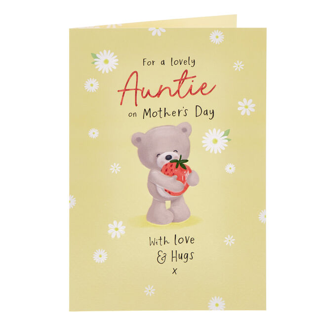 Lovely Auntie Hugs Mother's Day Card