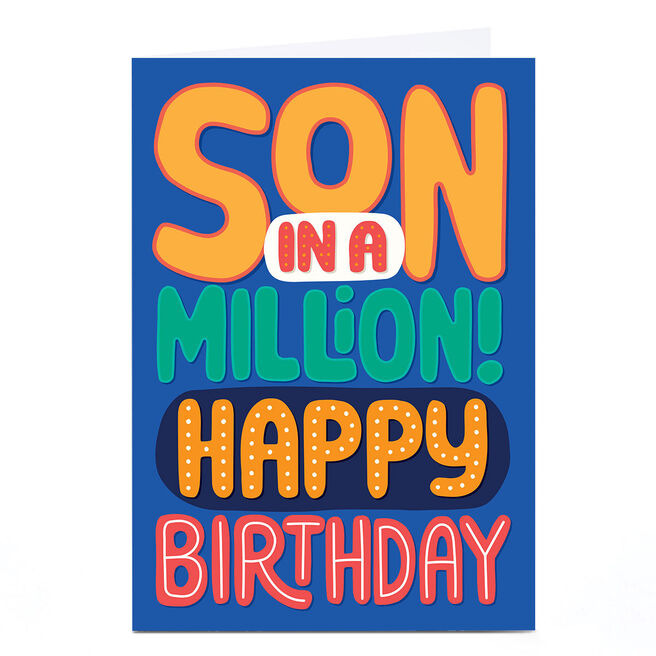 Birthday Card - Son in a Million