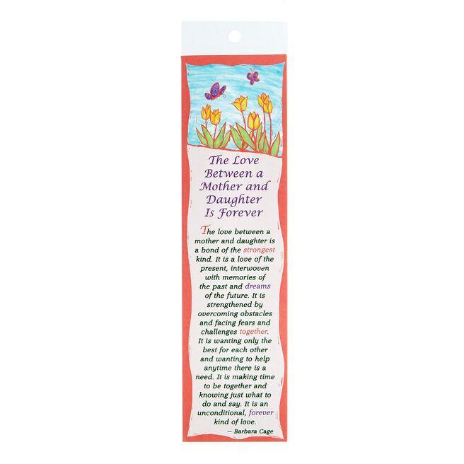 Blue Mountain Arts Bookmark - Love Between A Mother & Daughter
