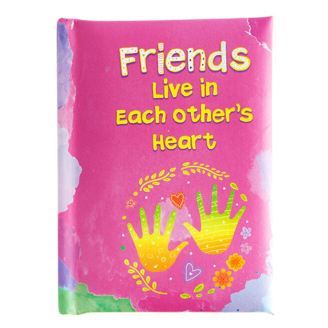 Blue Mountain Arts Keepsake Book - Friends Live In Eachother's Hearts 