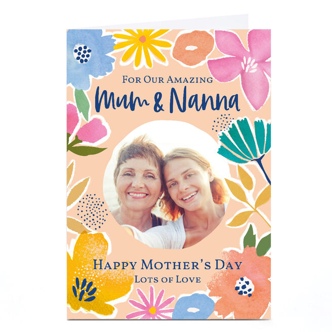 Photo Ebony Newton Mother's Day Card - Amazing Mum & Nanna