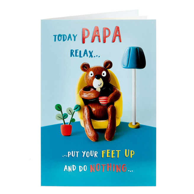 Father's Day Card - Papa Put Your Feet Up