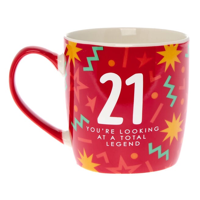 21 You're Looking At A Total Legend Mug In A Box