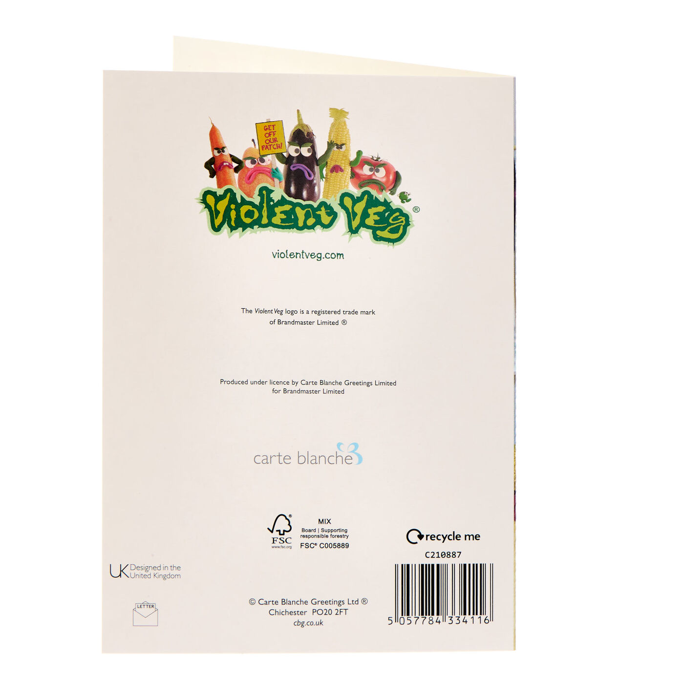 Buy Violent Veg Sprouts are for Life Christmas Card for GBP 1.49 Card