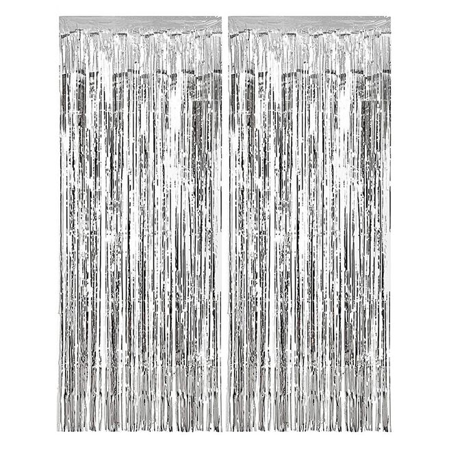 Silver Foil Door Curtain