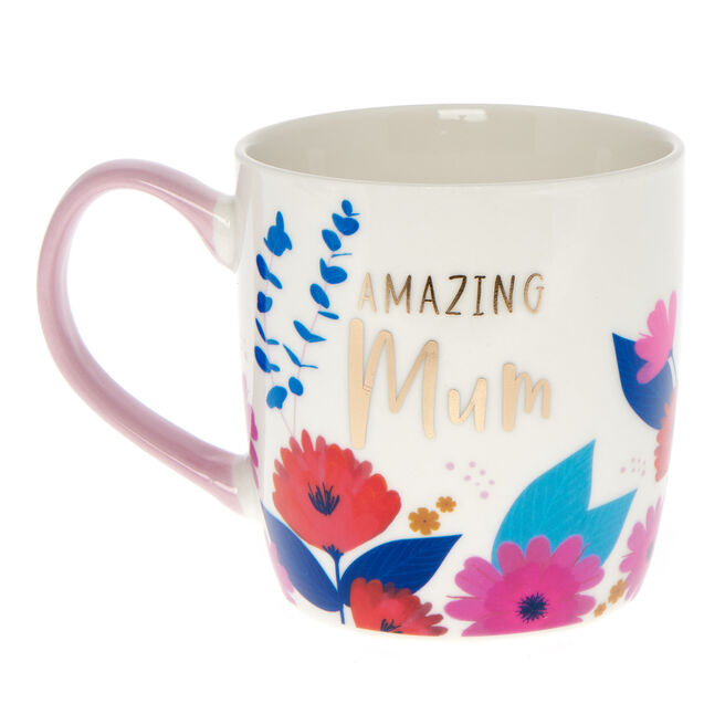 Amazing Mum Floral Mug