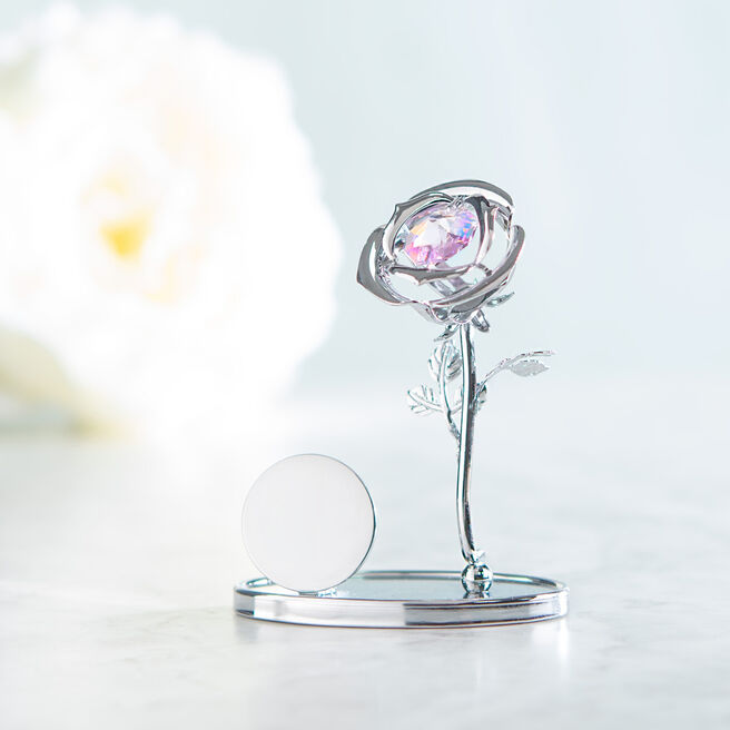 Crystocraft Rose Ornament