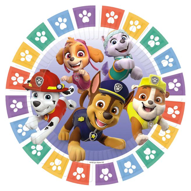 Paw Patrol Party Plates - Pack of 8