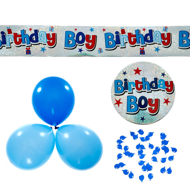 Birthday Boy Party Accessories Bundle