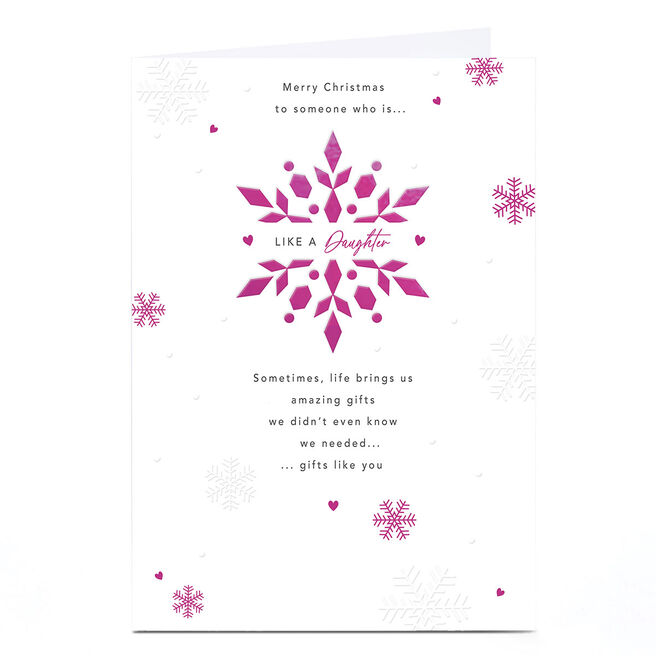 Christmas Card - For Someone Who Is Like A Daughter