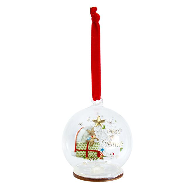 Tiny Tatty Teddy First Christmas Bauble