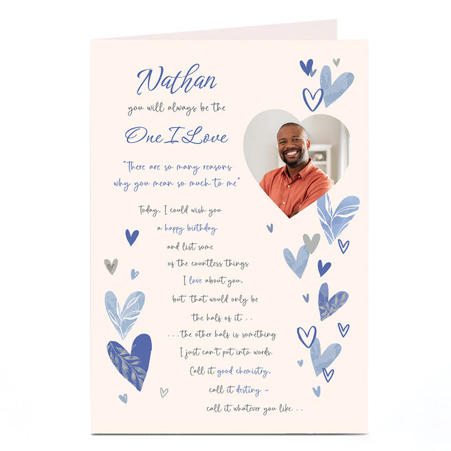 Photo Birthday Card - The Countless Things I Love About You, The One I Love