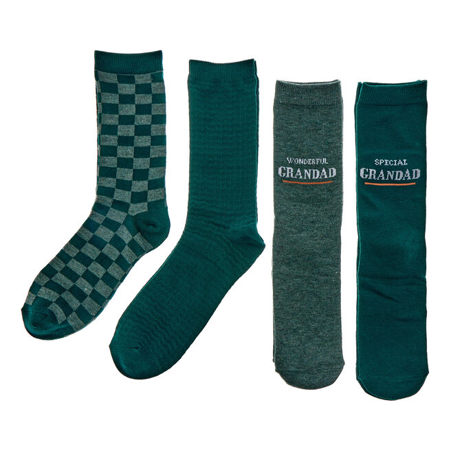 Wonderful Grandad Socks - 4 Pairs