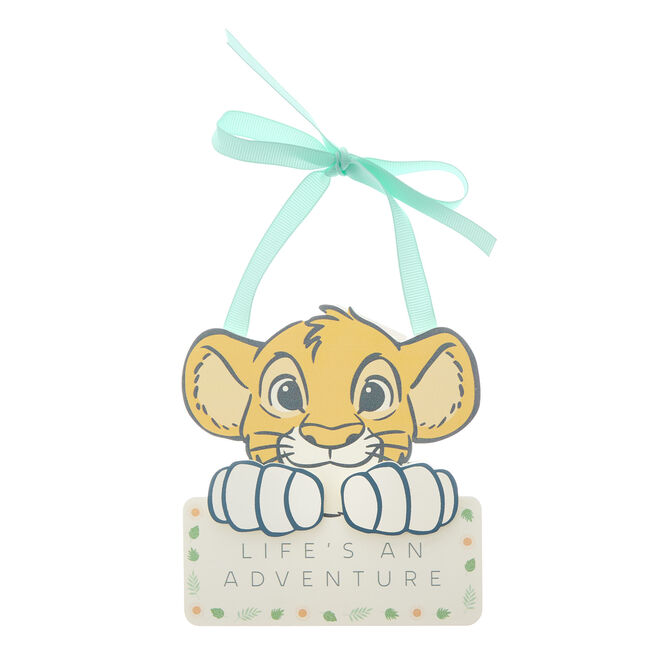 Disney Lion King Simba Life's An Adventure Plaque