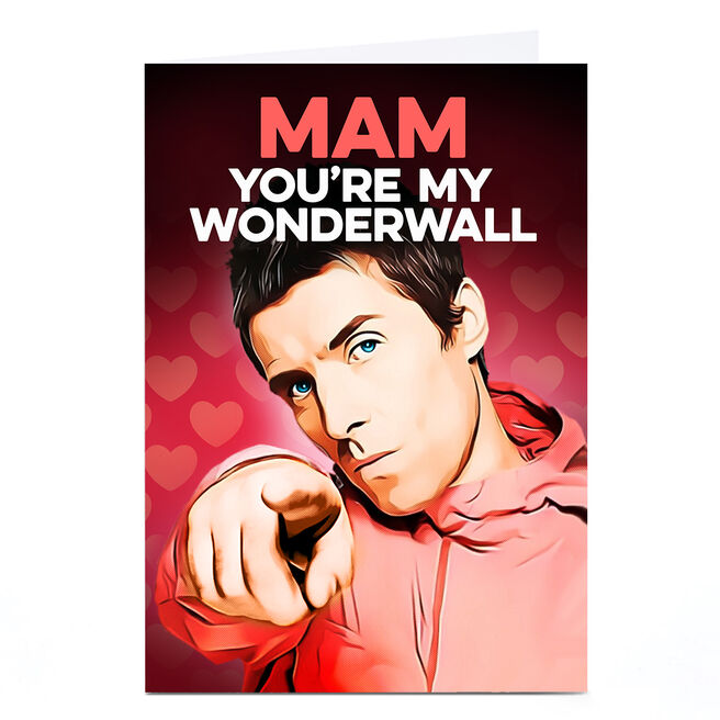 Personalised PG Quips Mother's Day Card - Wonderwall Mam
