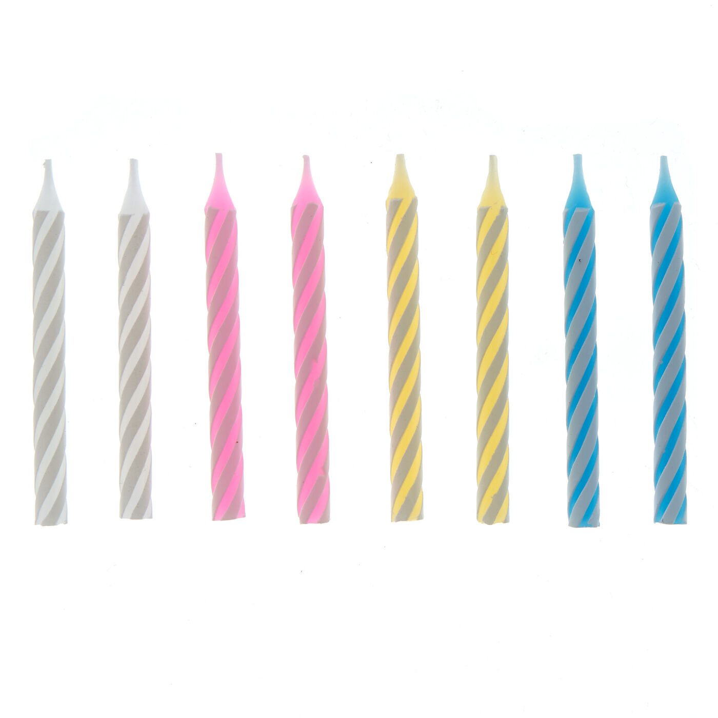 Buy 24 Birthday Candles Assorted Colours for GBP 1.99 Card Factory UK
