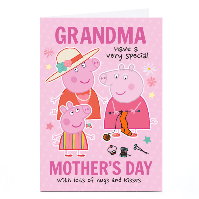 Personalised Mother's Day Card - Peppa Pig, Grandma