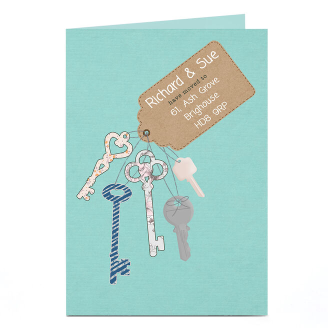 Personalised New Home Card - Weâ€™ve Moved