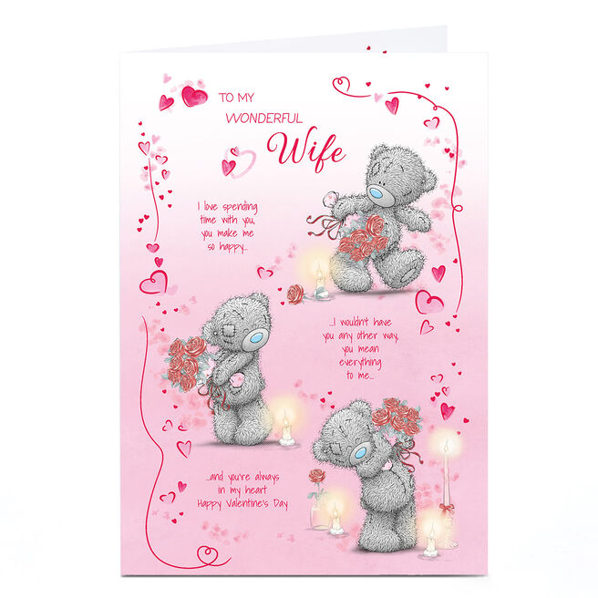 Tatty Teddy Valentine's Day Card - Wife