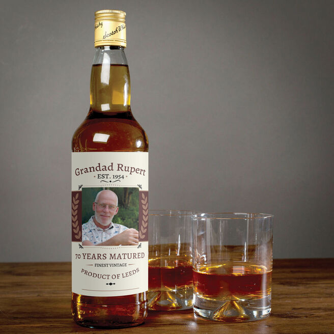 Personalised Malt Whisky - Classic Grandad