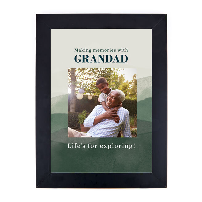 Personalised Photo Upload Father's Day Print - Life's For Exploring