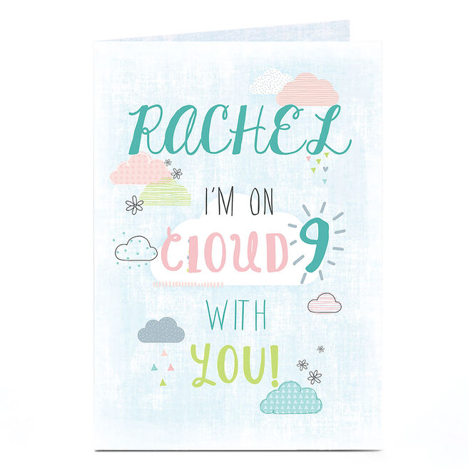Personalised Card - Cloud Nine With You