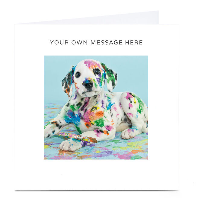 Personalised Card - Paint Dalmatian