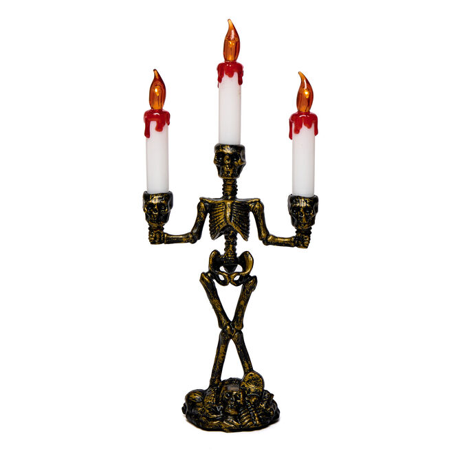 Skeleton Light-Up Candelabra