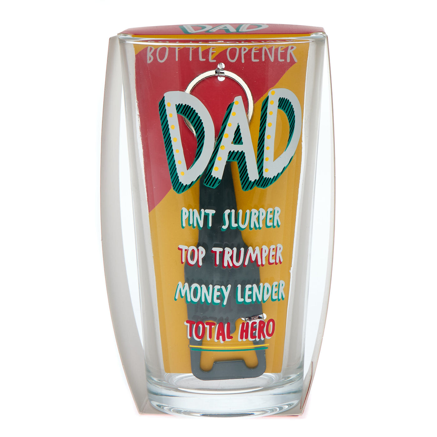Buy Novelty Dad Pint Glass & Bottle Opener Set for GBP 3.39 Card
