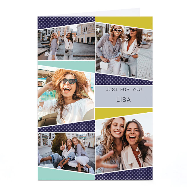 Photo Card - Just For You Any Message 