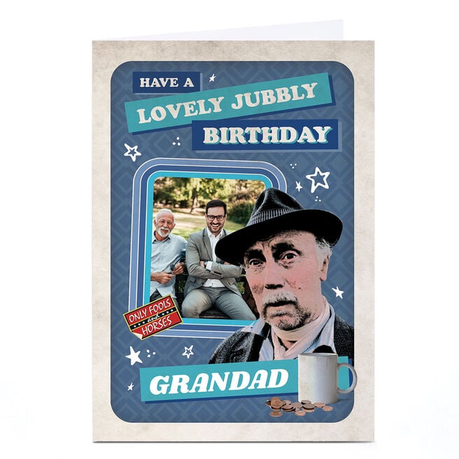 Photo Birthday Card - Lovely Jubbly Photo Grandad 