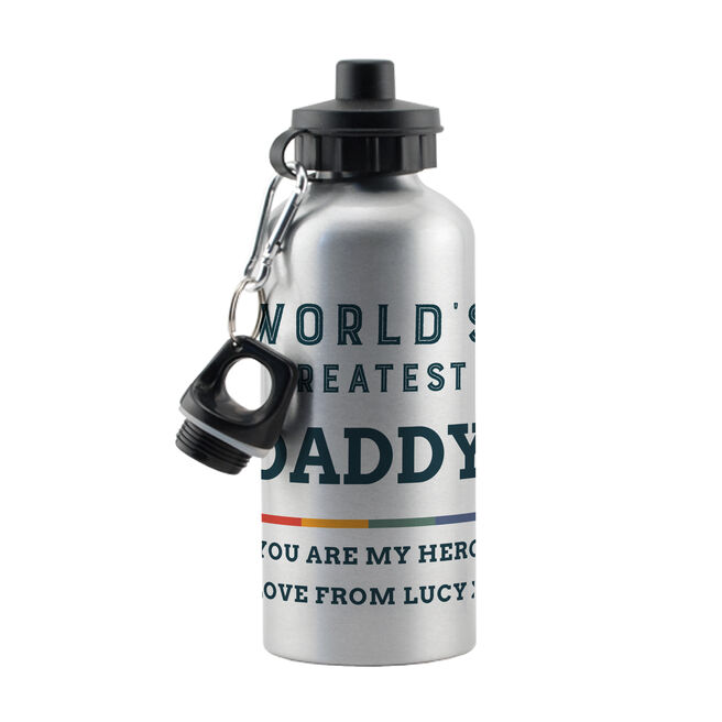 Personalised World's Greatest Aluminium Water Bottle