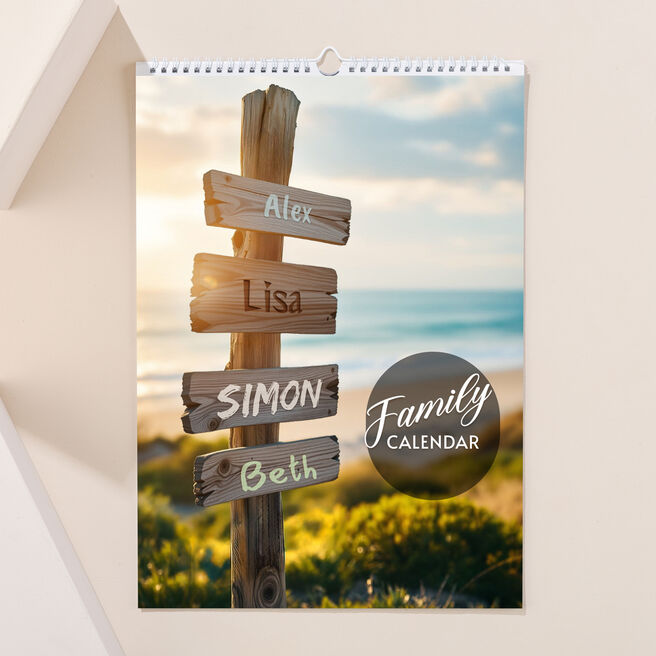 Personalised Our Family Calendar