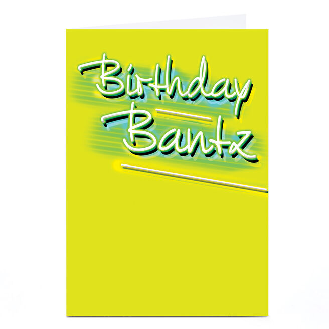 Personalised Summer Vibes Card - Birthday Bantz