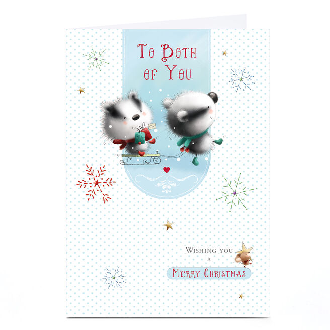 Personalised Christmas Card - To Both of You