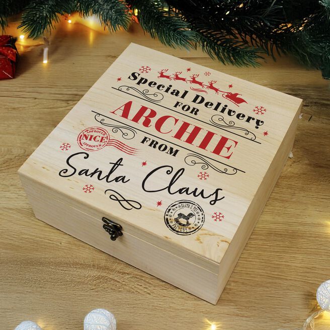 Personalised Special Delivery Christmas Eve Box,  Personalised Special Delivery Christmas Eve Box