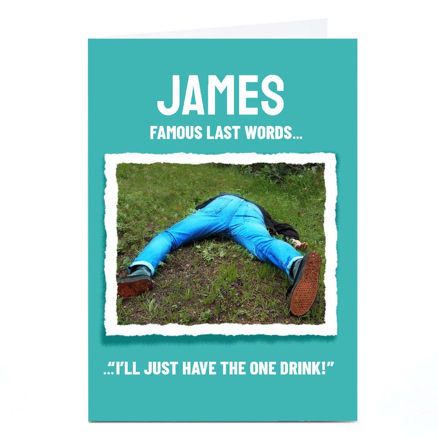 Buy Personalised PG Quips Card - Just The One Drink for GBP 2.99 | Card ...