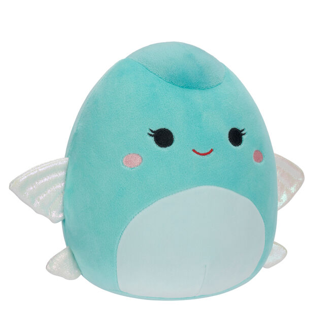 Squishmallows 7.5-Inch Bette the Teal Flying Fish