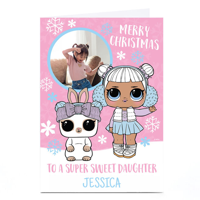 Photo L.O.L. Surprise! Christmas Card - Daughter