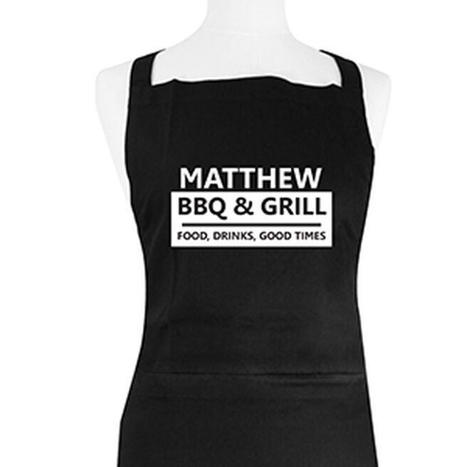 Personalised Apron - BBQ & Grill