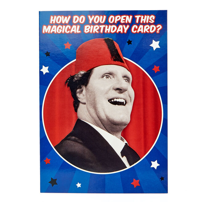 Tommy Cooper Birthday Card - Magical