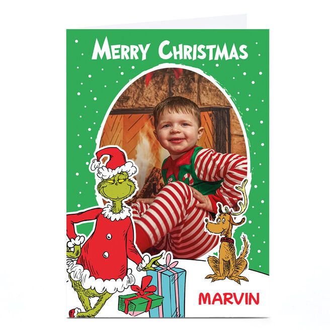 Photo The Grinch Christmas Card - Grinch and Max, Any Name