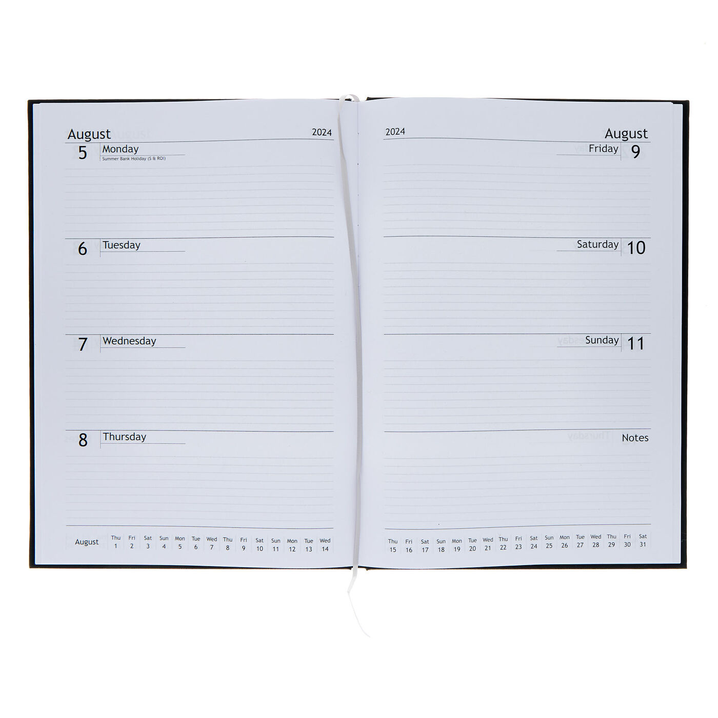 Buy A4 Black Week on 2 Pages 2024 Diary for GBP 2.49 Card Factory UK