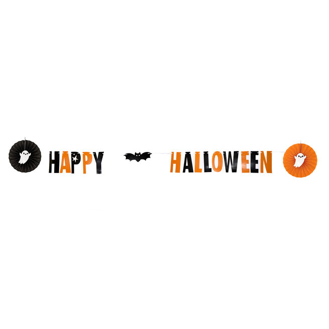 Happy Halloween Banner & Fan Kit 