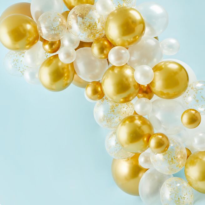 Gold Balloon Arch Kit 