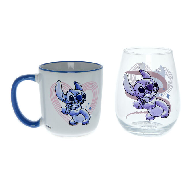 Disney Stitch Mug & Tumbler Gift Set